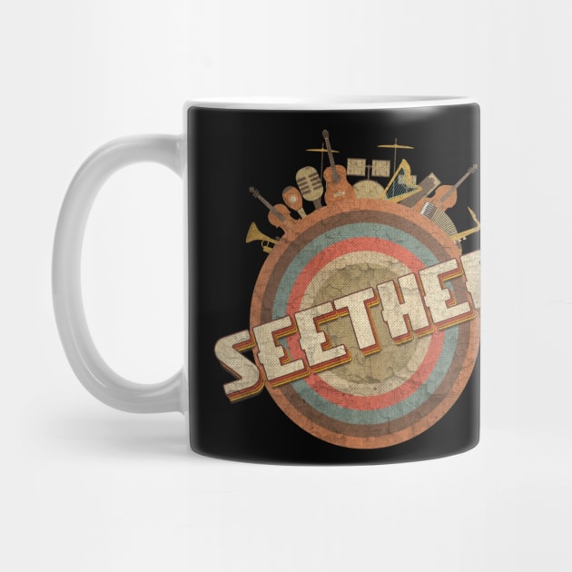 Tour Music Designs Vintage Retro - SEETHER new by kumurkumur